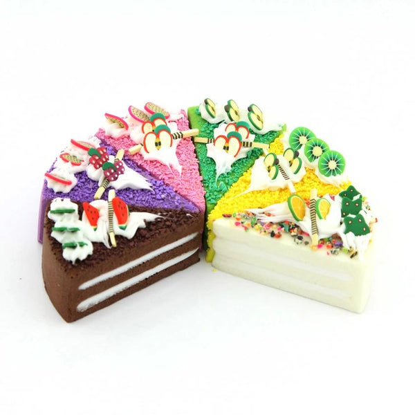PU Material Fake Cake Dessert Fridge Magnet Simulation Food Model Decoration Food Shop Sample Display Props Crafts
