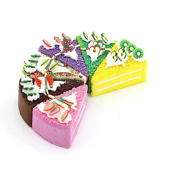 PU Material Fake Cake Dessert Fridge Magnet Simulation Food Model Decoration Food Shop Sample Display Props Crafts