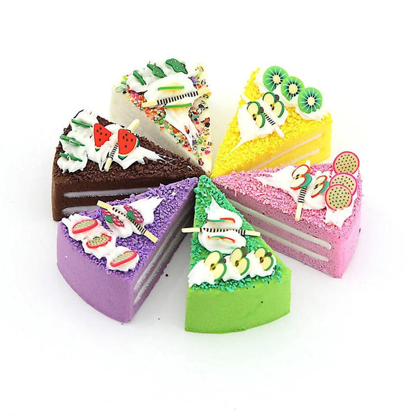 PU Material Fake Cake Dessert Fridge Magnet Simulation Food Model Decoration Food Shop Sample Display Props Crafts