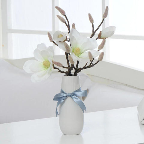 Latest Model Hot Selling Artificial Flowers Plants with Vase Decorate with Living Room Bedroom