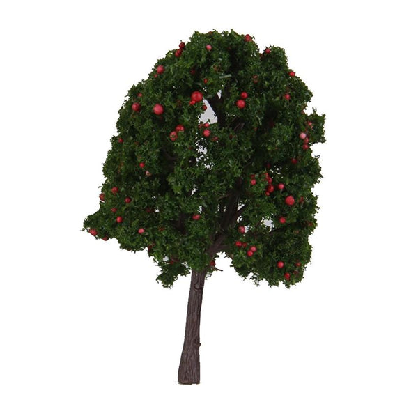 20pcs 9.5cm Scenery Landscape Train Model Trees w/ Red Fruit 1/100