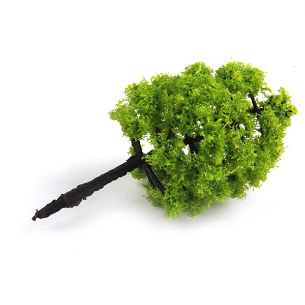 Plastic Model Trees Set of 20 Light Green