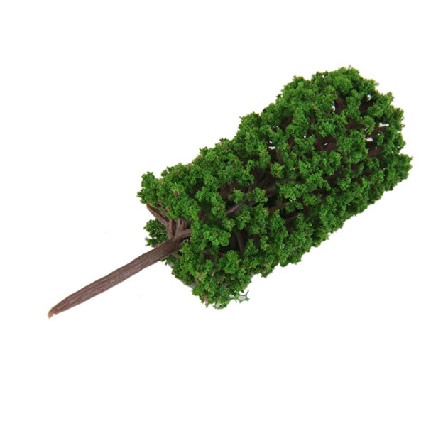 50pcs Light Green Cyclinder Tree Model Train Layout Park Scenery 1:200