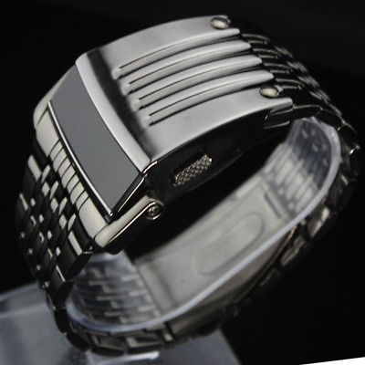 High Tech Attractive Men Digital Big Wrist Watch LED Display for Iron Man Style