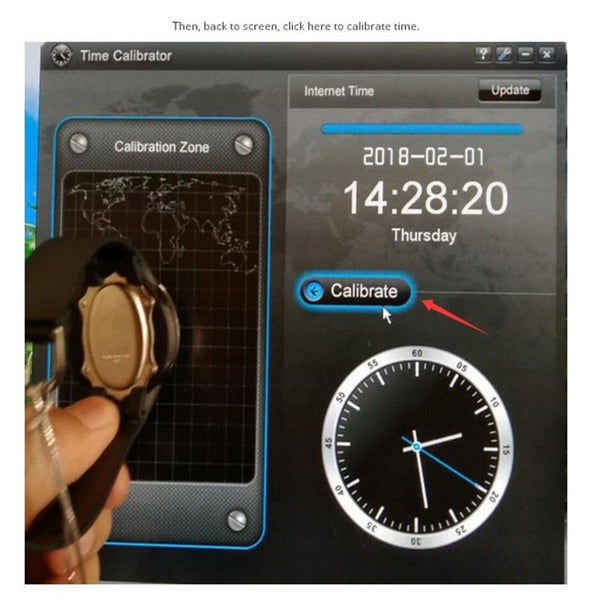 Sports Wristwatch Digital Self Calibrating 100 meter Swim Outdoor Swimming Watch