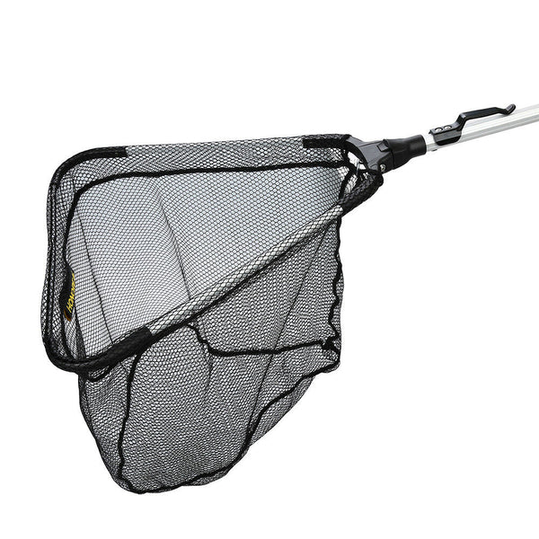 Portable Triangular Folding Fishing Landing Net w/ Pole Rod 2 Meters Catch Fish
