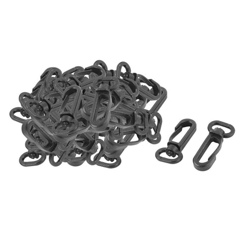50 Plastic Bag Backpack Tent Band Strapping Clasp Snap Hook Swivel Trigger Clip