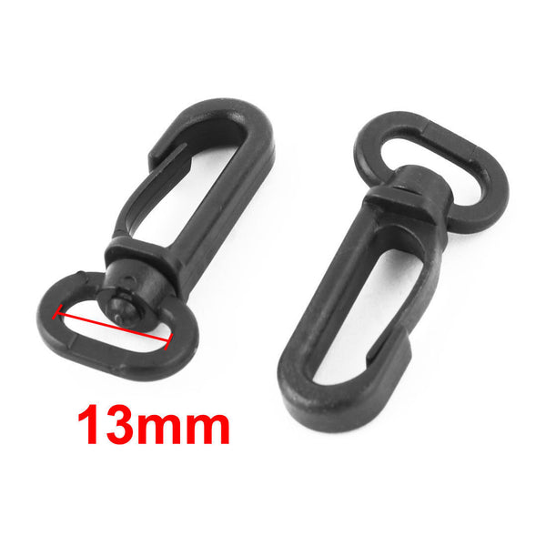 50 Plastic Bag Backpack Tent Band Strapping Clasp Snap Hook Swivel Trigger Clip