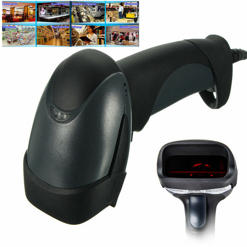 Long Handheld USB Port Laser Barcode Scanner Bar Code Reader For POS Label Shop