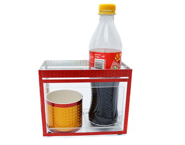 Zig Zag Coco Cola Bottle in Clear box Stage Magic Perform Magician Lifelike
