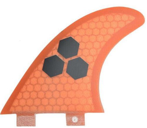 Surfboard Surfing Fin FCS AM-2 Hexcore HoneyComb Surfboard fins 3 PCS SET ORANGE
