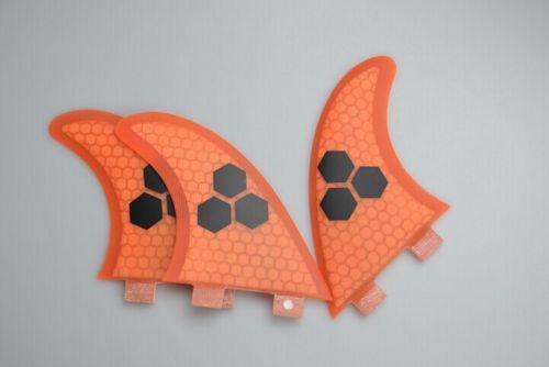 Surfboard Surfing Fin FCS AM-2 Hexcore HoneyComb Surfboard fins 3 PCS SET ORANGE