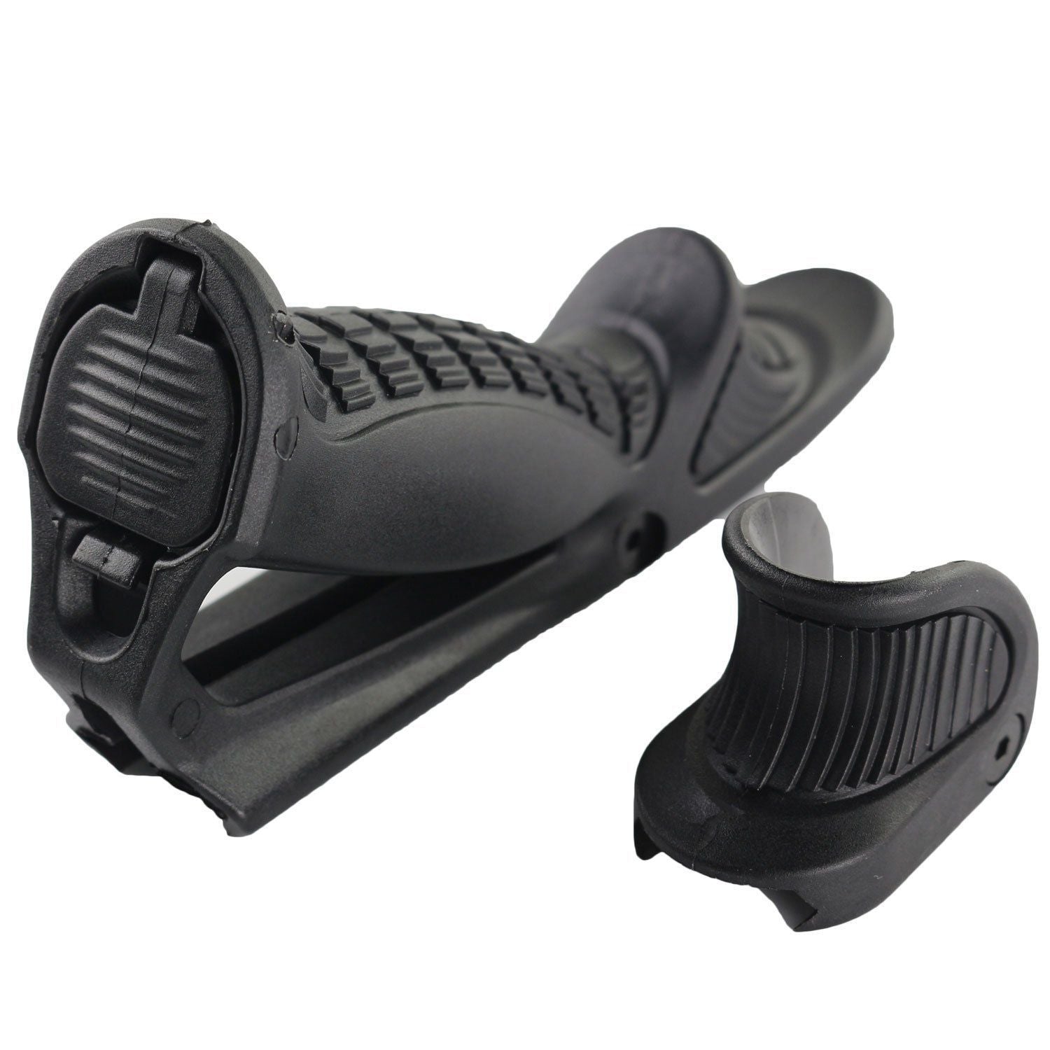 Rifle Tactical Ergonomic Forward Point Angle Fore Grip with Thumb Lock Hand Stop