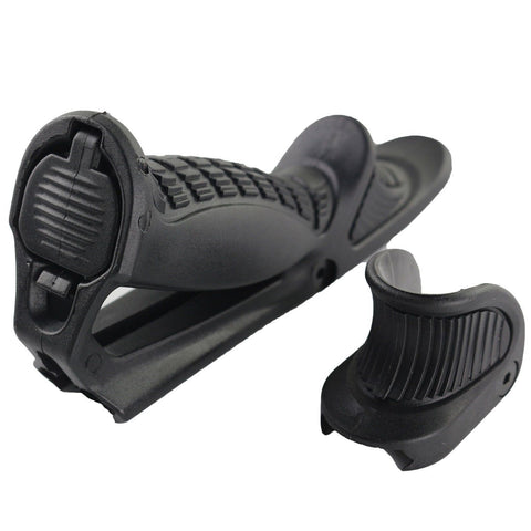 Rifle Tactical Ergonomic Forward Point Angle Fore Grip with Thumb Lock Hand Stop