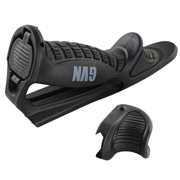 Rifle Tactical Ergonomic Forward Point Angle Fore Grip with Thumb Lock Hand Stop