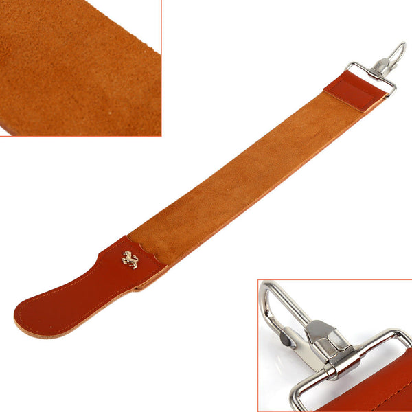 Barber Leather Strop Straight Razor knives Knife Sharpening Shave Shaving Strap