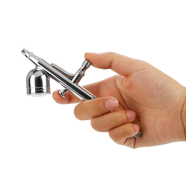 0.2 mm Dual Action Gravity Feed Airbrush Spray Gun Paint Tattoo Art DIY Tool Kit