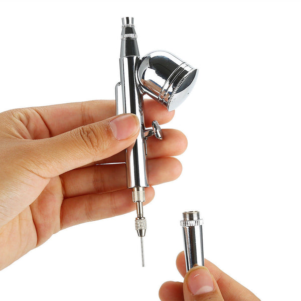 0.2 mm Dual Action Gravity Feed Airbrush Spray Gun Paint Tattoo Art DIY Tool Kit