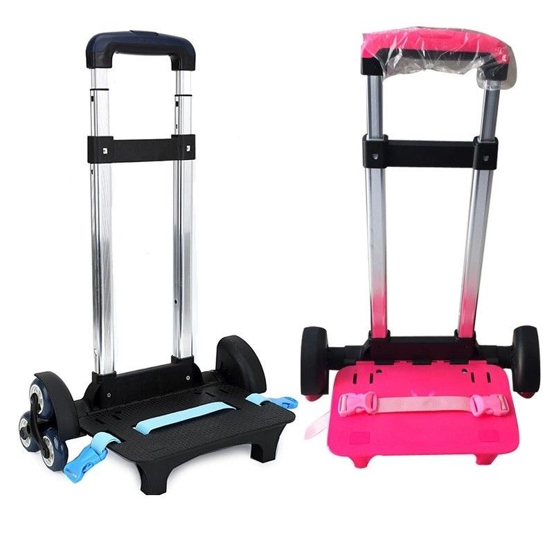 Foldable Pull Rod Bracket Roll Cart Trolley School kids Student Climbing stair