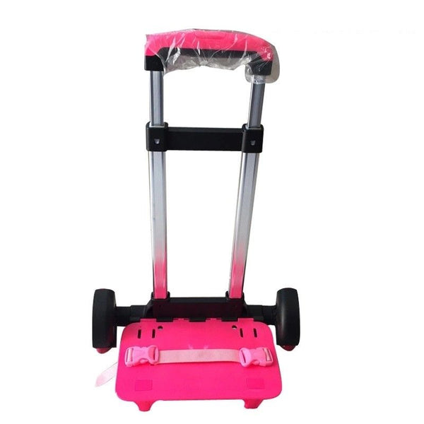 Foldable Pull Rod Bracket Roll Cart Trolley School kids Student Climbing stair
