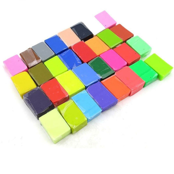 36 Mixed Color Set Oven Bake Fimo Polymer Hand Made Soft Clay Modelling Moulding DIY
