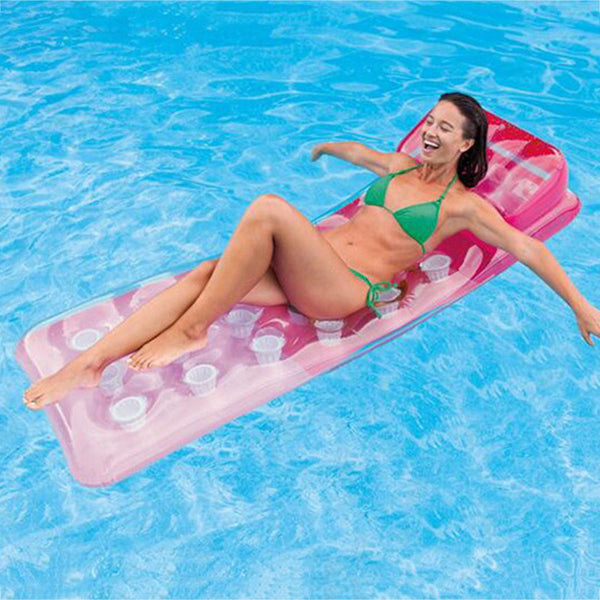 Giant Inflatable Mattress Swim Float Air Bed Floating Raft Swimming Pool Toy