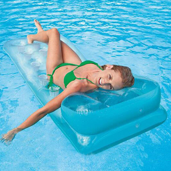 Giant Inflatable Mattress Swim Float Air Bed Floating Raft Swimming Pool Toy