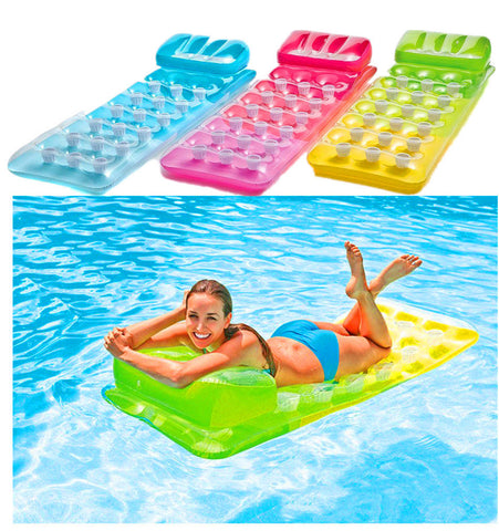 Giant Inflatable Mattress Swim Float Air Bed Floating Raft Swimming Pool Toy