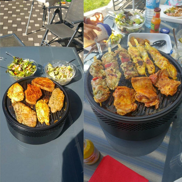 Portable Grill BBQ Stove Charcoal Smokeless Outdoor Camping Barbecue Oven Smoker