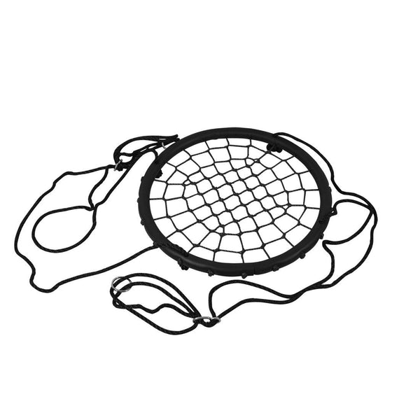 60 CM Kids Outdoor Round Hanging Rope Net Tree Swing Chair Children Patio Garden