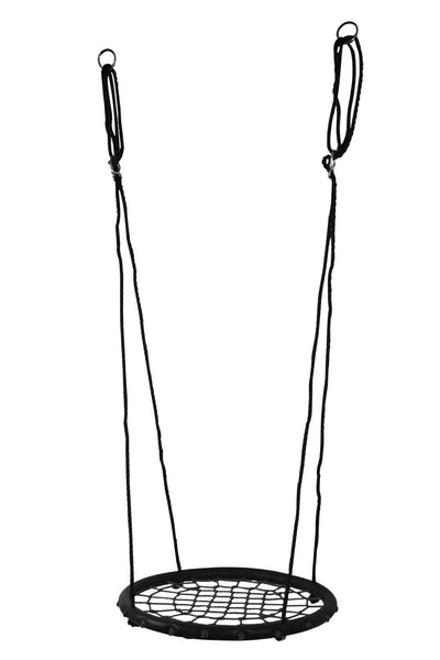 60 CM Kids Outdoor Round Hanging Rope Net Tree Swing Chair Children Patio Garden