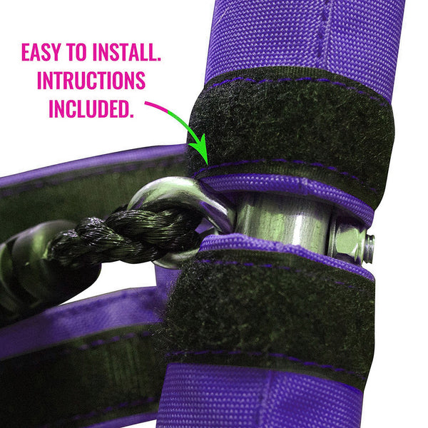 100cm Children Kids Nest Tree Saucer Swing Large Outdoor Yard Play Hanging Seat