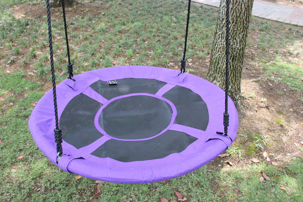 100cm Children Kids Nest Tree Saucer Swing Large Outdoor Yard Play Hanging Seat