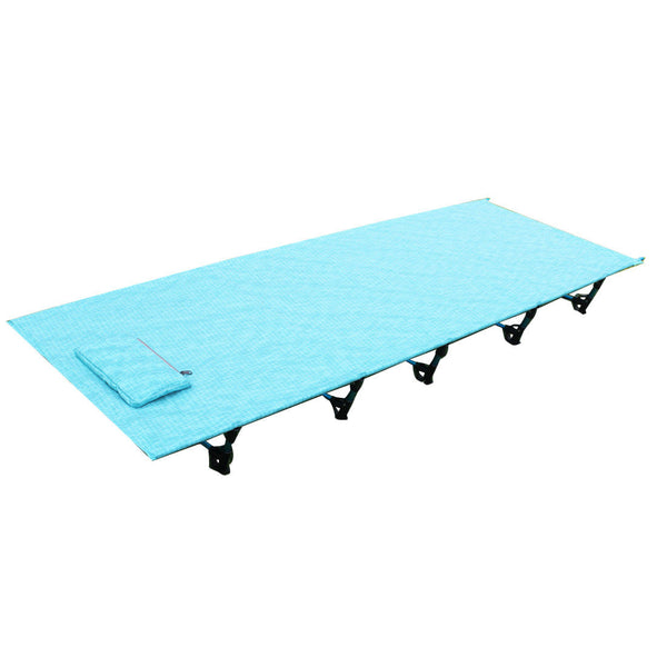Ultralight Aluminium Alloy Camping Bed Beach Travel Folding Portable Cot Camp