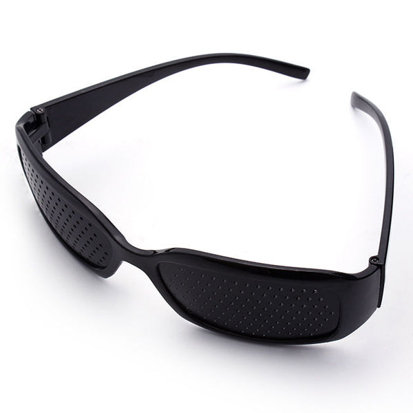 New Black Vision Care Eyesight Improver Glasses Anti-fatigue Stenopeic Glasses