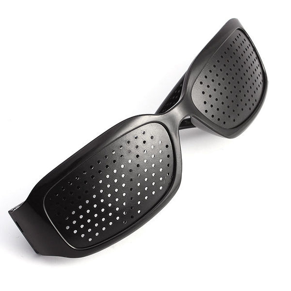 New Black Vision Care Eyesight Improver Glasses Anti-fatigue Stenopeic Glasses