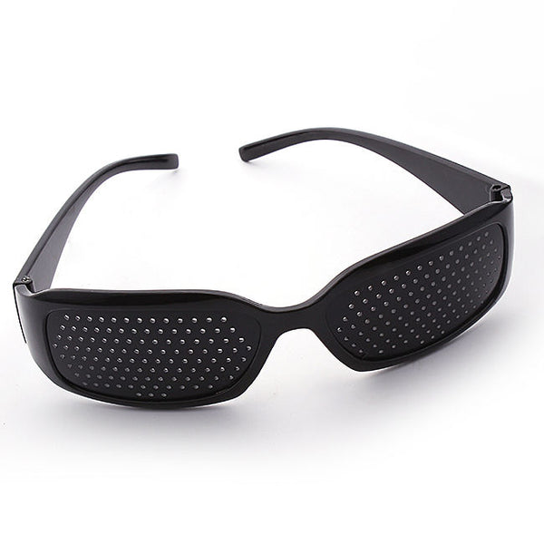 New Black Vision Care Eyesight Improver Glasses Anti-fatigue Stenopeic Glasses