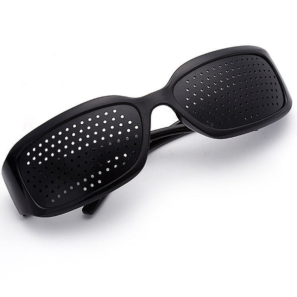 New Black Vision Care Eyesight Improver Glasses Anti-fatigue Stenopeic Glasses