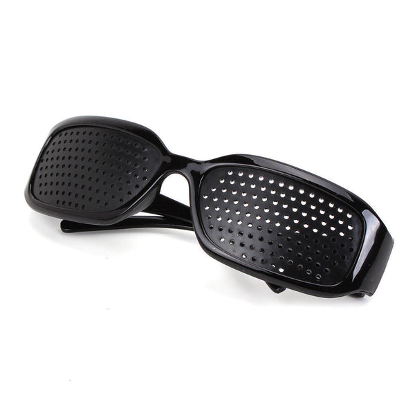 New Black Vision Care Eyesight Improver Glasses Anti-fatigue Stenopeic Glasses