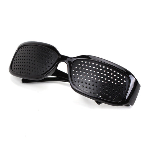 New Black Vision Care Eyesight Improver Glasses Anti-fatigue Stenopeic Glasses