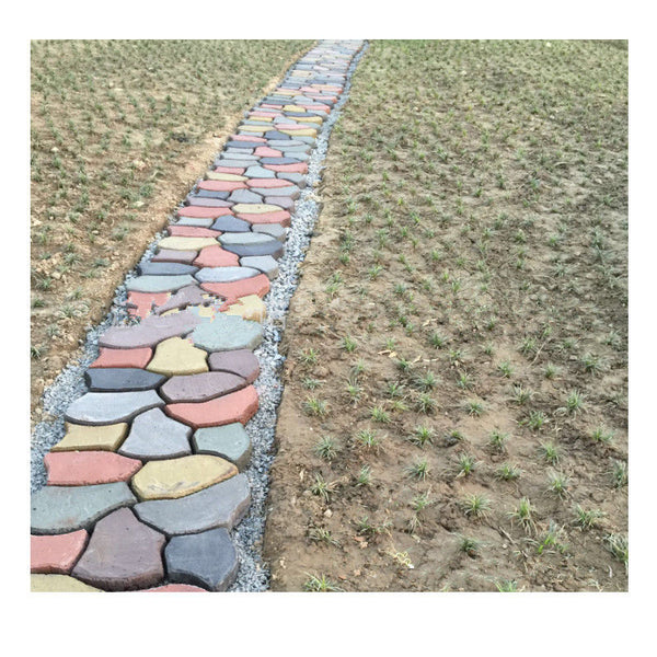 DIY Driveway Stone Mold Paving Pavement Road Concrete Mould Stepping Stone Paver