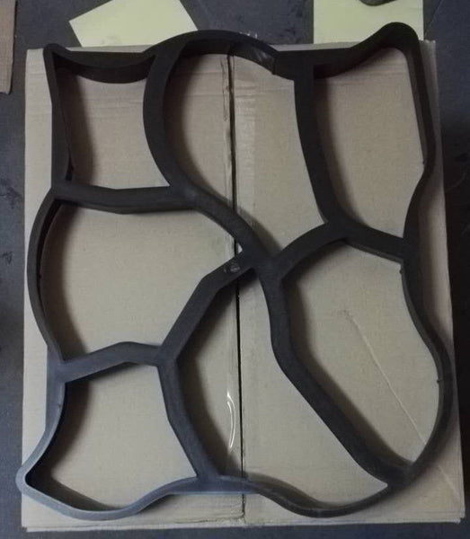 DIY Driveway Stone Mold Paving Pavement Road Concrete Mould Stepping Stone Paver