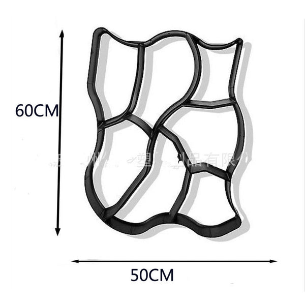 DIY Driveway Stone Mold Paving Pavement Road Concrete Mould Stepping Stone Paver