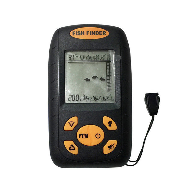 Portable Handheld Fish Finder Remote Fishfinder Wired Sonar Sensor Transducer
