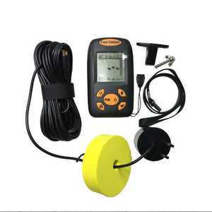 Portable Handheld Fish Finder Remote Fishfinder Wired Sonar Sensor Transducer