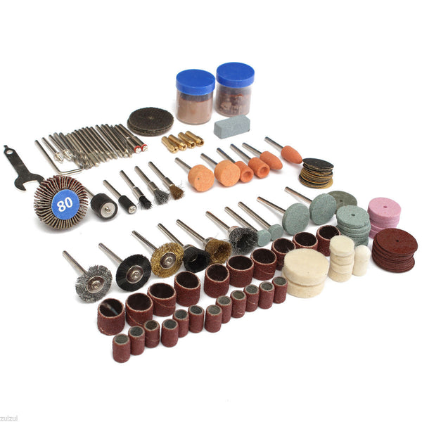 136 PCS Rotary Tool Accessories Set Polishing Kit Kits For Dremel Grinding wood