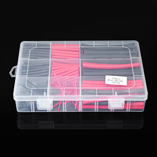 270 Pcs Heat Shrink Wrap Wire Tube Cable Tubing Dual Wall Adhesive Lined 3:1 Set