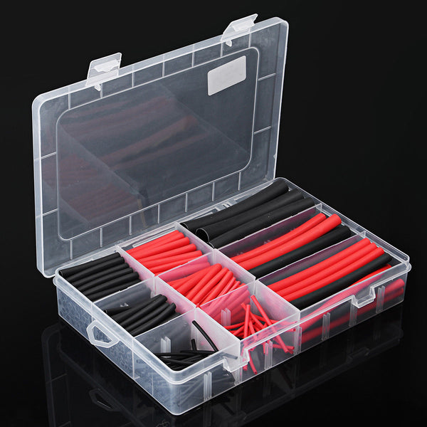 270 Pcs Heat Shrink Wrap Wire Tube Cable Tubing Dual Wall Adhesive Lined 3:1 Set