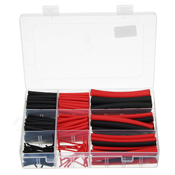 270 Pcs Heat Shrink Wrap Wire Tube Cable Tubing Dual Wall Adhesive Lined 3:1 Set