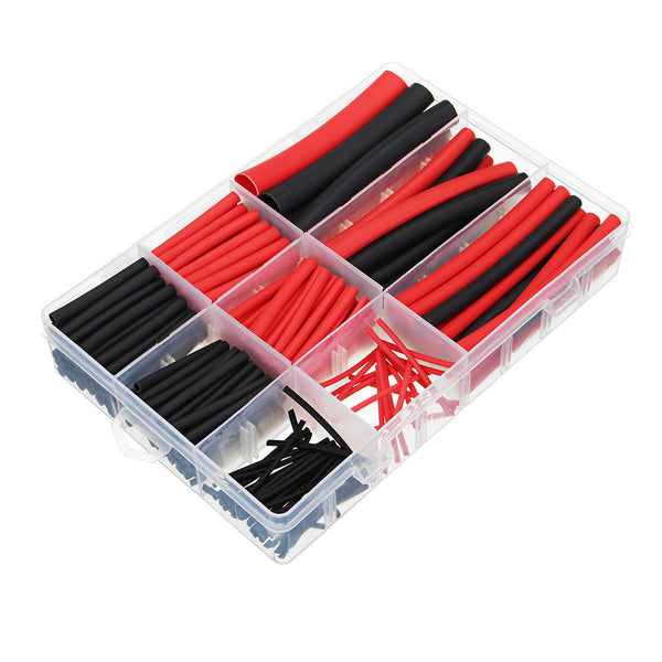 270 Pcs Heat Shrink Wrap Wire Tube Cable Tubing Dual Wall Adhesive Lined 3:1 Set